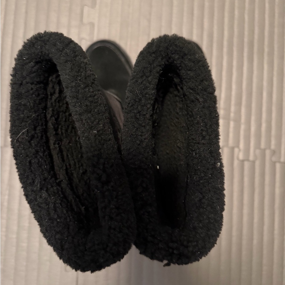 Coach Black Fur-Lined Boots - Picture 9 of 10